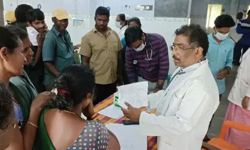 பேரூராட்சி பணியாளர்களுக்கான மருத்துவ முகாம்