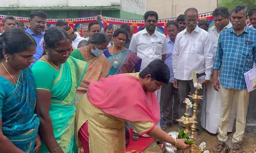 கங்கைகொண்ட சோழபுரம் அரசு பள்ளிக்கு புதிய கட்டிடம்