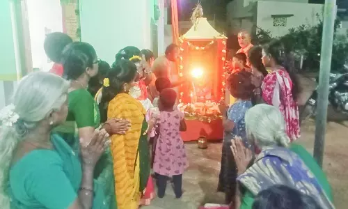 கோவில்பட்டி அருகே பூமாதேவி ஆலயத்தில் சிறப்பு பூஜை