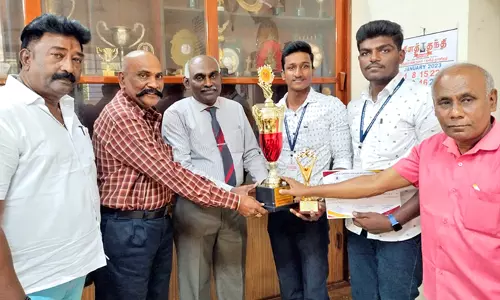 மாநில வினாடி- வினா போட்டி: ஆதித்தனார் கல்லூரி மாணவர்கள் வெற்றி