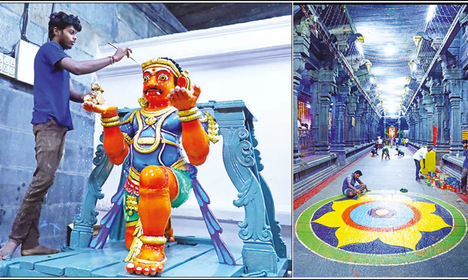 ஸ்ரீகாளஹஸ்தி கோவில் பிரம்மோற்சவ விழா: சாதாரண பக்தர்களுக்கு முக்கியத்துவம் அளிக்க ஏற்பாடு ஸ்ரீகாளஹஸ்தி கோவில் பிரம்மோற்சவ விழா: சாதாரண பக்தர்களுக்கு முக்கியத்துவம் அளிக்க ஏற்பாடு