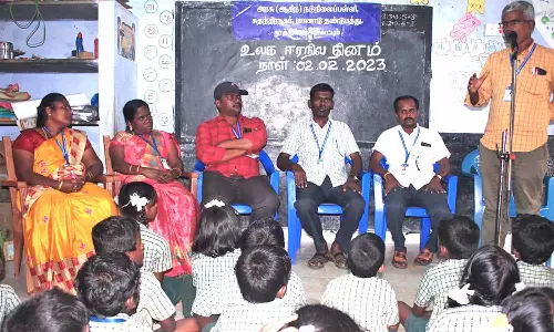 உடன்குடி பள்ளியில்  உலக ஈரநில தினவிழா