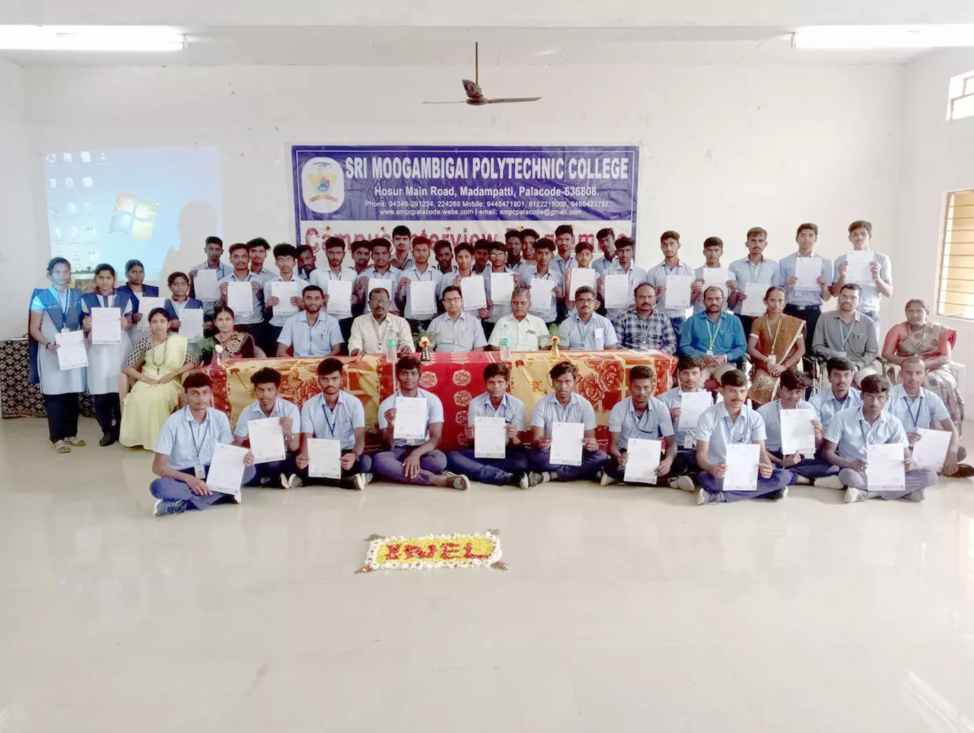 ஸ்ரீ மூகாம்பிகை பாலிடெக்னிக் கல்லூரியில் வேலை வாய்ப்பு முகாம்