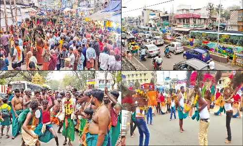 இன்று தைப்பூச திருவிழா: பழனியில் லட்சக்கணக்கான பக்தர்கள் குவிந்தனர்