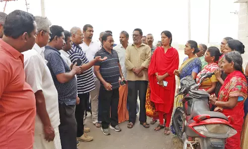 புளியடி மின் தகன மையத்தில் மேயர் மகேஷ் ஆய்வு