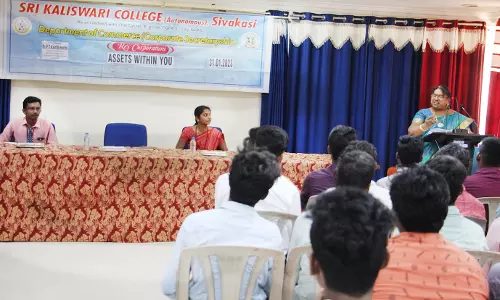 காளீஸ்வரி கல்லூரியில் சிறப்பு விரிவுரை