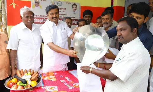 பச்சாபாளையத்தில் புதிய பகுதி நேர நியாய விலைக்கடை - அமைச்சர் மு.பெ.சாமிநாதன் திறந்து வைத்தார்