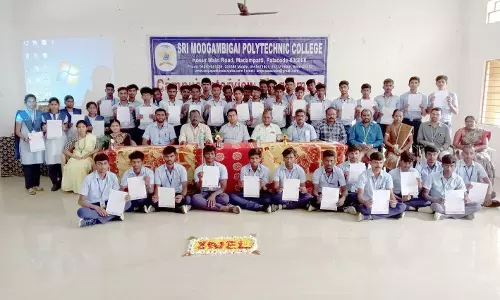 ஸ்ரீ மூகாம்பிகை பாலிடெக்னிக் கல்லூரியில் வேலை வாய்ப்பு முகாம்