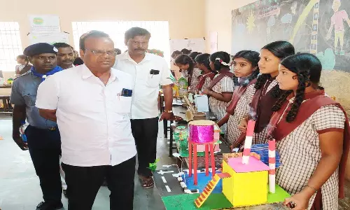 வந்தவாசி தனியார் பள்ளியில் அறிவியல் கண்காட்சி