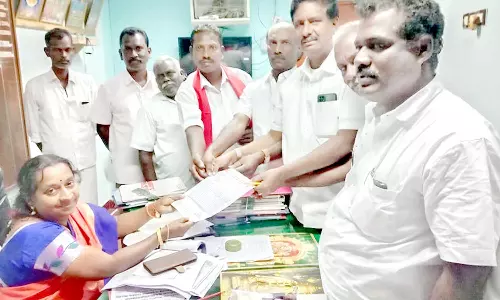 குடியிருப்பு மனை பட்டா வழங்க வேண்டி மனு