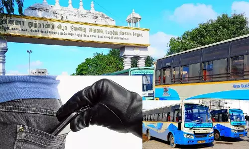 வேலூர் புதிய பஸ் நிலையத்தில் பயணியிடம் செல்போன் பறிப்பு