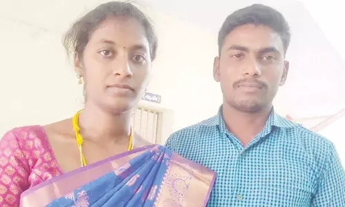 வேலகவுண்டன்பட்டி போலீசில் காதல் ஜோடி தஞ்சம்