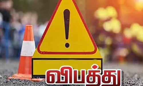 அரசு பஸ் மோதி காவலாளி பலி