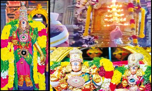 மீனாட்சி அம்மன் கோவில் மாசி மண்டல திருவிழா கொடியேற்றத்துடன் தொடக்கம்