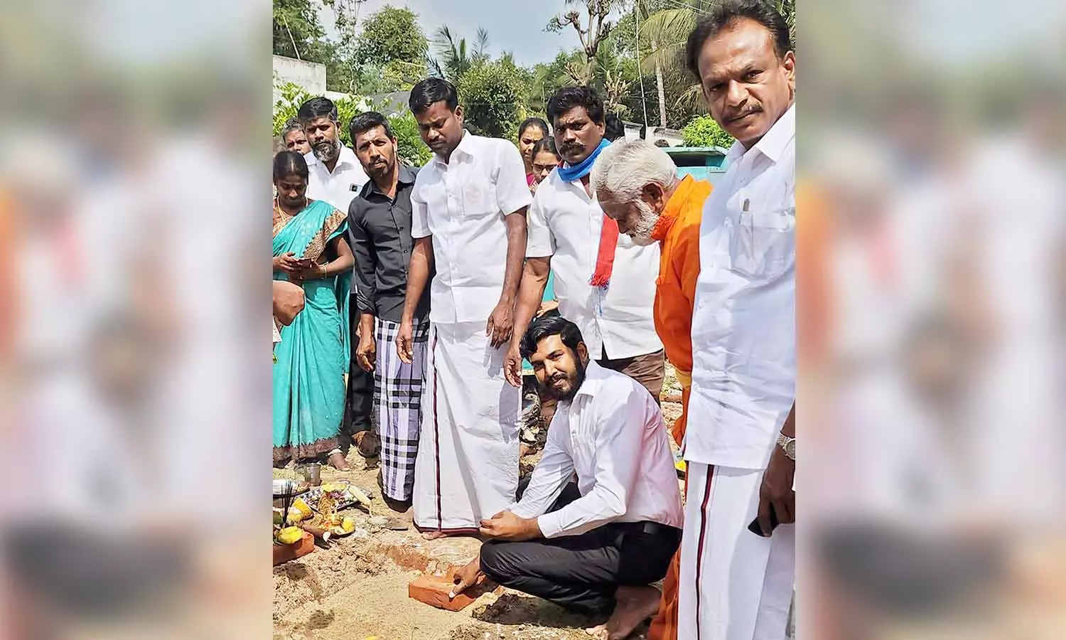 கோதண்டராஜபுரம் பள்ளிக்கு 2 வகுப்பறை கட்டிடம்-ஷா நவாஸ் எம்.எல்.ஏ. அடிக்கல் நாட்டினார்