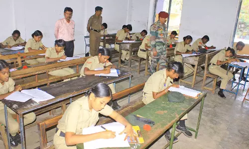 என்.சி.சி. சான்றிதழுக்கான எழுத்து தேர்வு