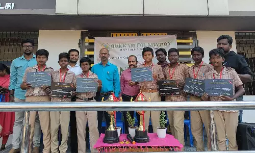 விளையாட்டு மூலம் மனநலம்- போட்டிகளில் வென்று பரிசுகளை குவித்த அரசு பள்ளி மாணவர்கள்