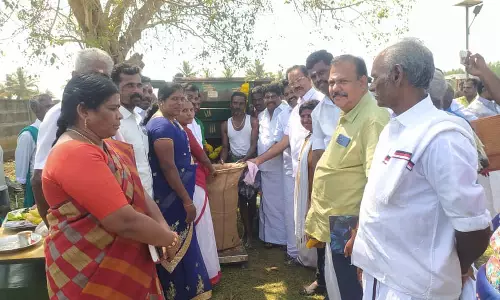 கறம்பக்குடி அருகே அரசு நேரடி நெல் கொள்முதல் நிலையம் திறப்பு