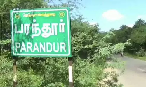 பரந்தூரில் அமைய உள்ள புதிய விமான நிலையத்தின் கட்டுமானம்-பொருளாதார ஆலோசகரை நியமிப்பதில் தாமதம்
