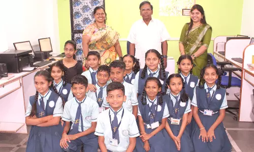 மும்பை தொழுநோய் காலனி பள்ளிக்கு ரூ.7.40 லட்சம் மதிப்பில் கணினி ஆய்வகம், டின்னர் செட்