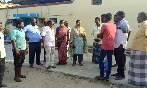 2 கிராமங்களில் எருது விடும் விழா நடத்துவது குறித்து அதிகாரி ஆய்வு