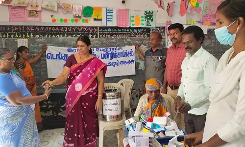 சிவகிரி - ராயகிரியில்  டெங்கு விழிப்புணர்வு முகாம்