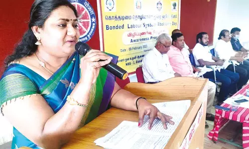 கொத்தடிமை தொழிலாளர் முறை ஒழிப்பு விழிப்புணர்வு நிகழ்ச்சி