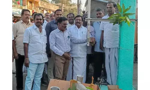 ரூ.12 லட்சம் செலவில் புதிய மின்மாற்றி-எதிர்க்கட்சித் தலைவர் சிவா இயக்கி வைத்தார்