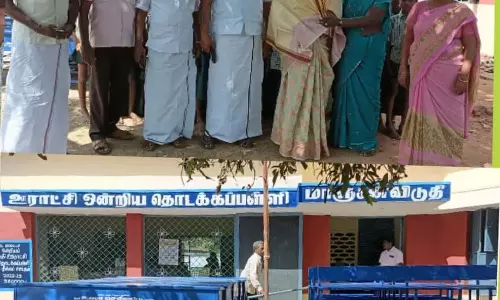 ஆலங்குடியில் அரசு பள்ளிகளுக்கு டெஸ்க்- பெஞ்ச் வழங்கும் விழா