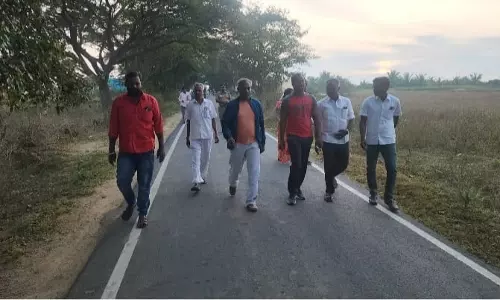 ஜவ்வாது மலையில் உள்ள அங்கன்வாடி மையத்தில் இரவு தங்கிய கலெக்டர்