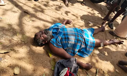 ஜெயங்கொண்டம் அருகே நீரில் மூழ்கி முதியவர் பலி