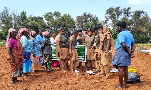 வாசுதேவநல்லூர் அருகே விவசாயிகளுக்கு செயல் விளக்கம்