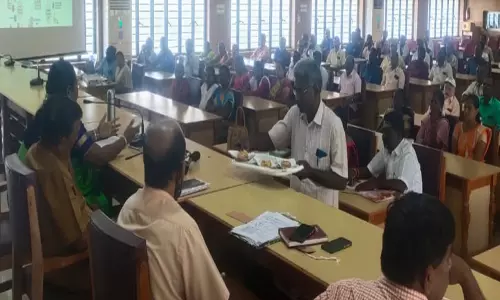 அகஸ்தீஸ்வரம் வட்டாரத்துக்கு உட்பட்ட ரேஷன் கடை ஊழியர்களுக்கு ஒரே நாடு, ஒரே ரேஷன் கார்டு குறித்த பயிற்சி முகாம்