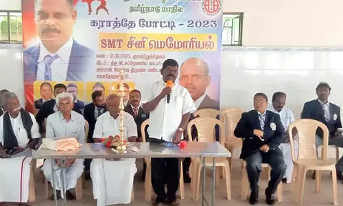 வாசுதேவநல்லூரில் கராத்தே போட்டி