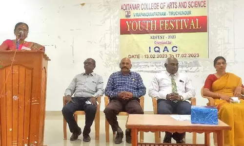 திருச்செந்தூர் ஆதித்தனார் கல்லூரியில் கலாசார போட்டிகள் தொடக்க விழா