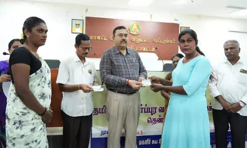 தென்காசி மாவட்டத்தில் மக்கள் குறைதீர்க்கும் நாள் கூட்டத்தில் நலத்திட்ட உதவிகள்