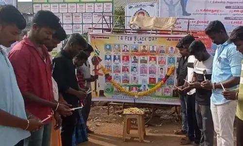 கந்தர்வகோட்டையில் புல்வாமா நினைவு தினம் அனுசரிப்பு