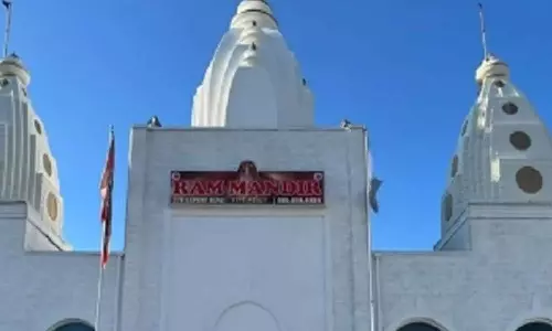 கனடாவில் இந்து கோவில் மீது தாக்குதல்