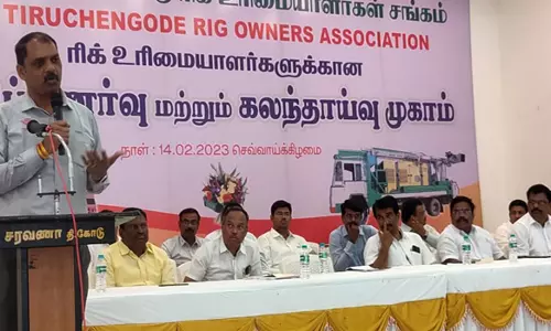 திருச்செங்கோட்டில் ரிக் உரிமையாளர்கள் சங்க ஆலோசனைக் கூட்டம்