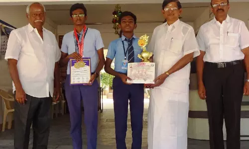 செஸ் போட்டியில் சிவன்மலை ஜேஸீஸ் பள்ளி மாணவர் சாதனை