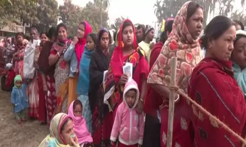 திரிபுரா சட்டசபை தேர்தல்: பிற்பகல் 1 மணி நிலவரப்படி 51.35 சதவீத வாக்குகள் பதிவு