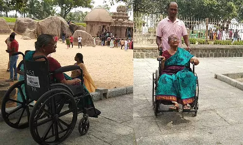 மாமல்லபுரம் புராதன சின்னங்களை சுற்றி பார்க்க மாற்றுத்திறனாளிகள், முதியோருக்கு கூடுதல் வசதி