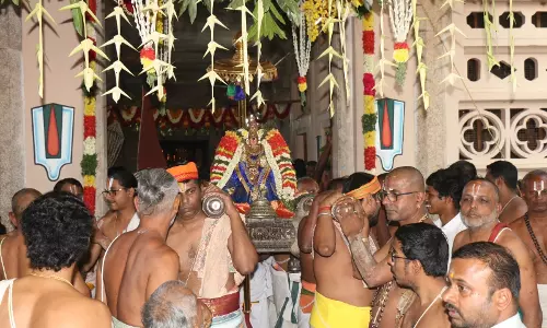 திருச்சி உறையூர் கமலவல்லி நாச்சியார் கோவிலில் சொர்க்கவாசல் திறப்பு விழா