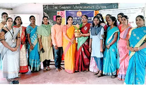 சங்கர வித்யாஸ்ரம் பள்ளியில் தண்ணீர் திருவிழா