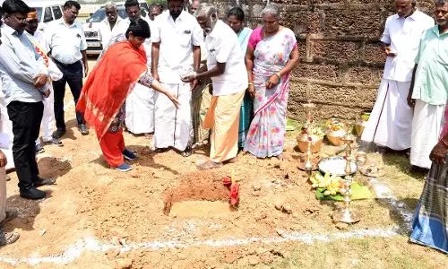 அரியலுாரில் புதிய பாலத்திற்கு அடிக்கல் நாட்டு விழா