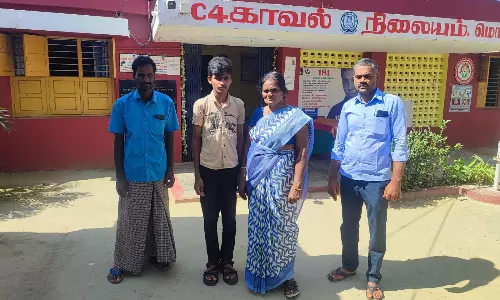 காணாமல் போன மாணவனை 24 மணி நேரத்தில் மீட்ட போலீசார்