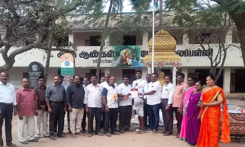 கத்திச்சண்டை போட்டியில் கண்ணமங்கலம் அரசு பள்ளி மாணவன் சாதனை