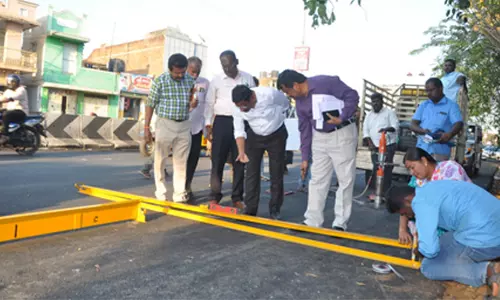 சேலம்-உளுந்தூர்பேட்டை சாலையைதலைமை பொறியாளர் ஆய்வு