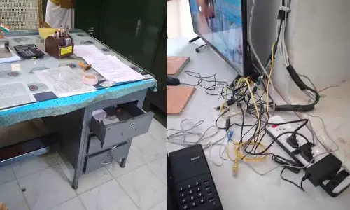 வெள்ளகோவிலில் அரசு பள்ளியை சூறையாடிய கும்பல் - பரபரப்பு