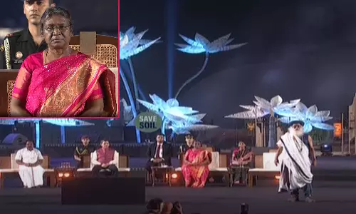 கோலாகலமாக தொடங்கியது ஈஷா மகா சிவராத்திரி விழா- ஜனாதிபதி திரவுபதி முர்மு பங்கேற்பு